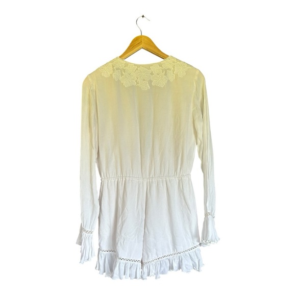 Revolve Tularosa Pants & Jumpsuits Tulsarosa Barlow Tie Front Romper Size SM - Picture 3 of 6